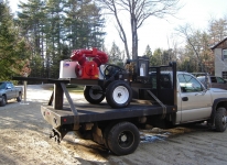 CAT Diesel powered vaccum pump