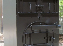 Completed wood furnace